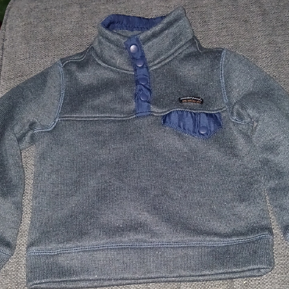 Weatherproof Kids Blue and Gray Sweater